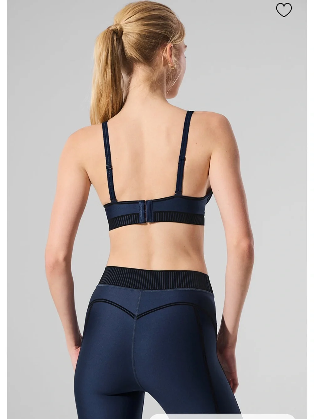 Alo Airlift Line Up Matching Set Navy